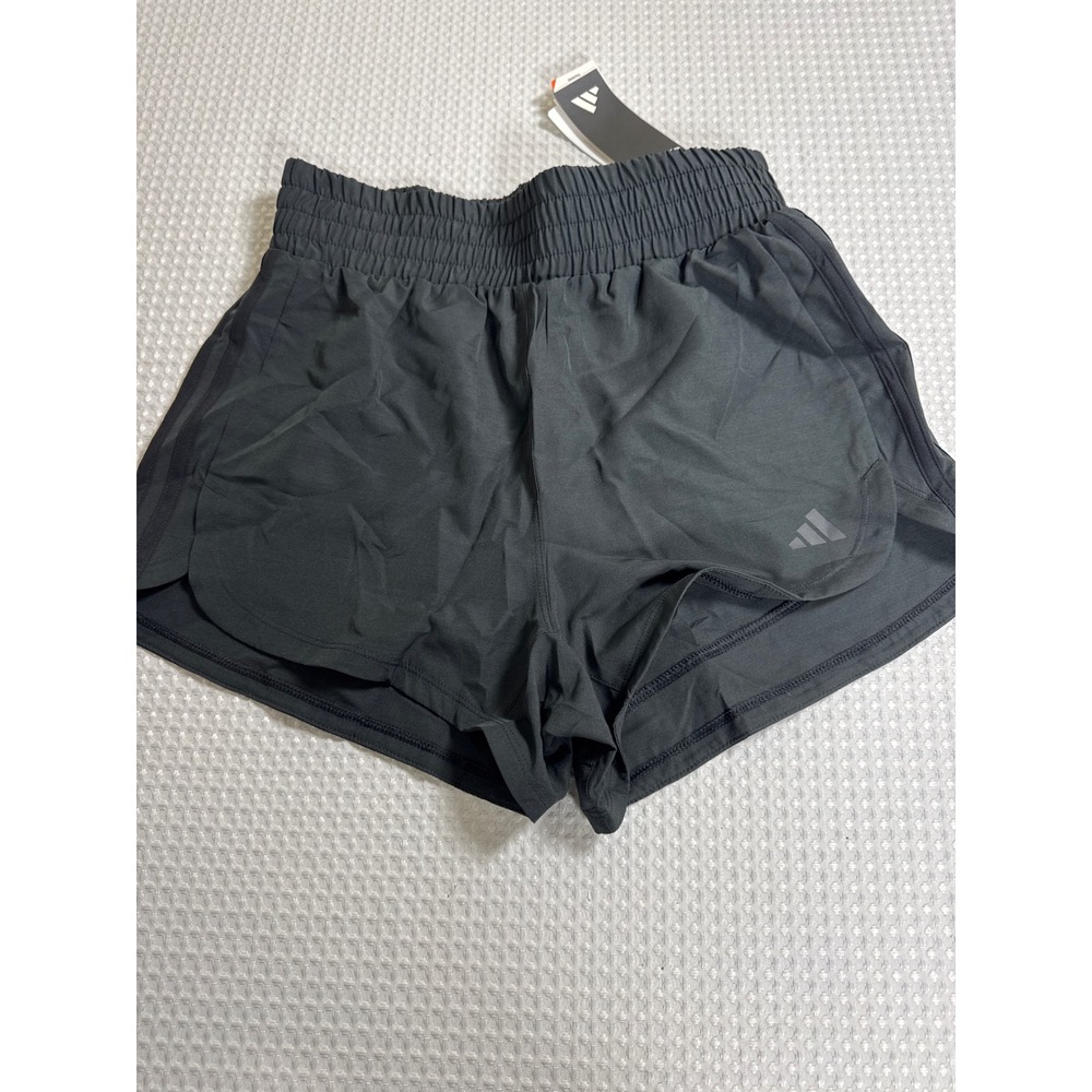 Adidas Shorts Womens Small Pacer Short Black AEROREADY Training NEW